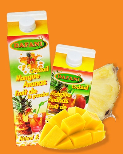 Jus DAFANI - Cocktail Mange, Ananas & Fruit De La Passion (1L)